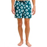 JJ REBEL SWIM SHORT PRINT 12270764-MALLARD GREEN Πετρόλ Εικόνα 