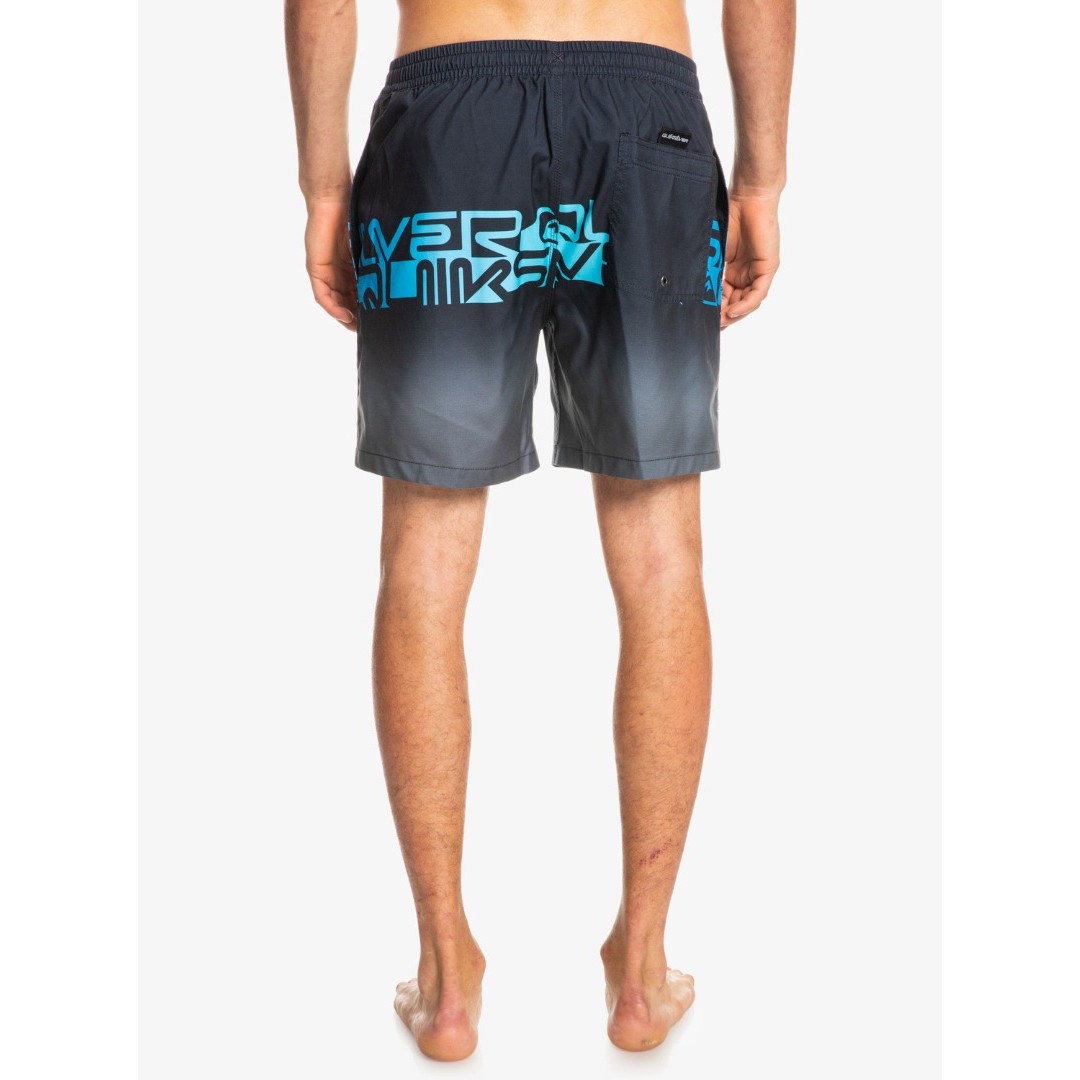 QUIKSILVER WORDBLOCK VOLLEY 17 EQYJV03859-KVJ6 Μαύρο