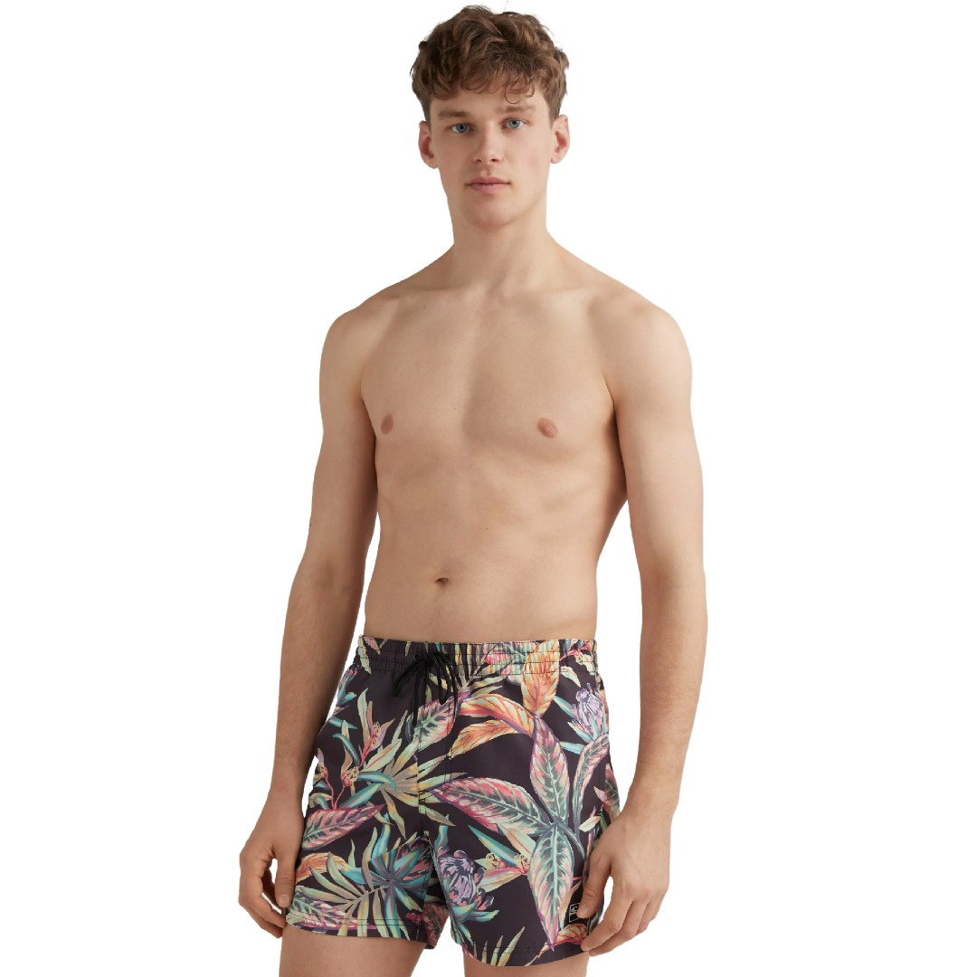 O'NEILL CALI PRINT 15'' SWIM SHORTS 2800071-39033 Μαύρο