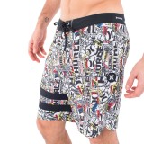 HURLEY PHANTOM-ECO 25TH S1 BLOCK PARTY 18" MBS0011930-H007 Colorful Image 1