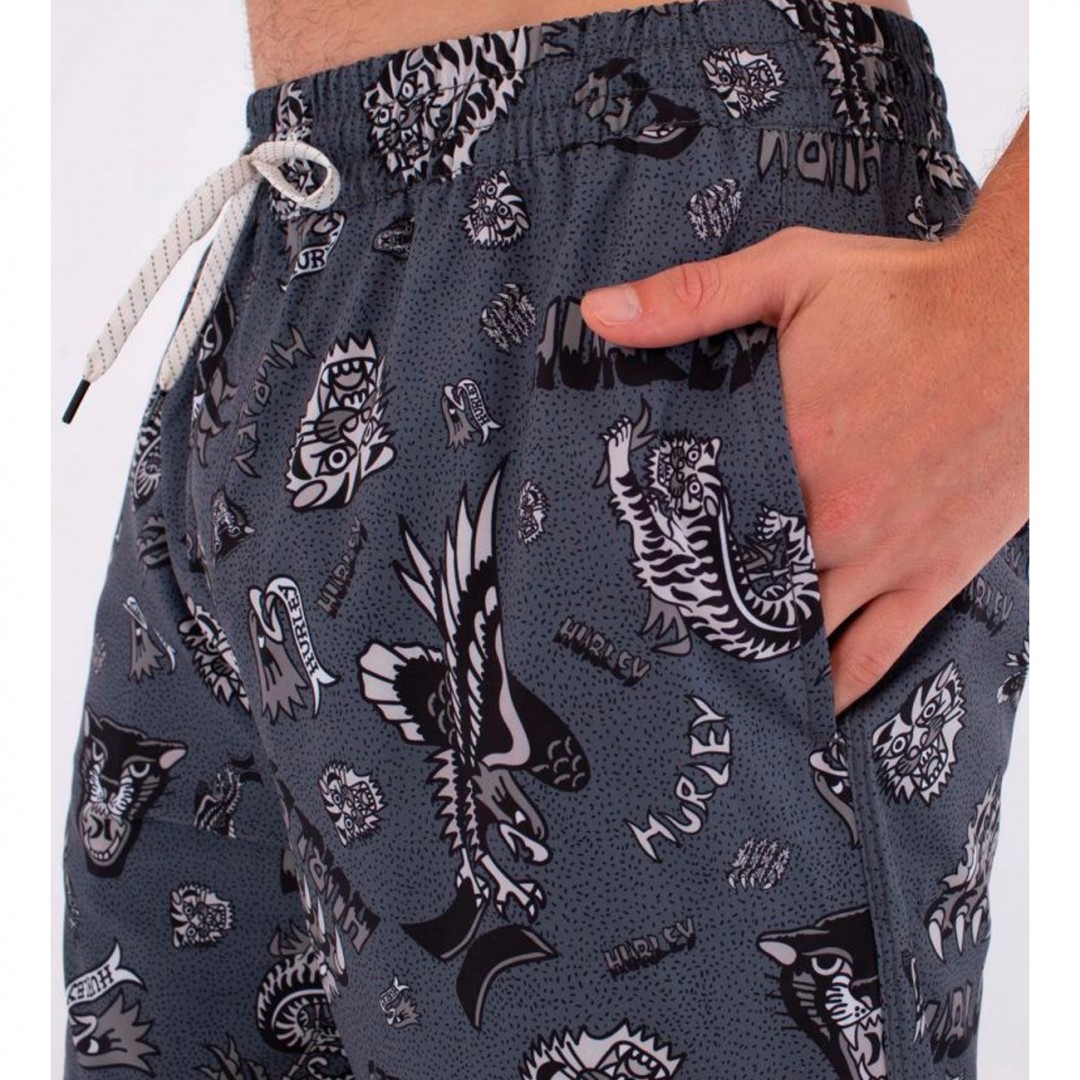 HURLEY M VOLLEY FLEX ART MBEU00012-010 Μαύρο