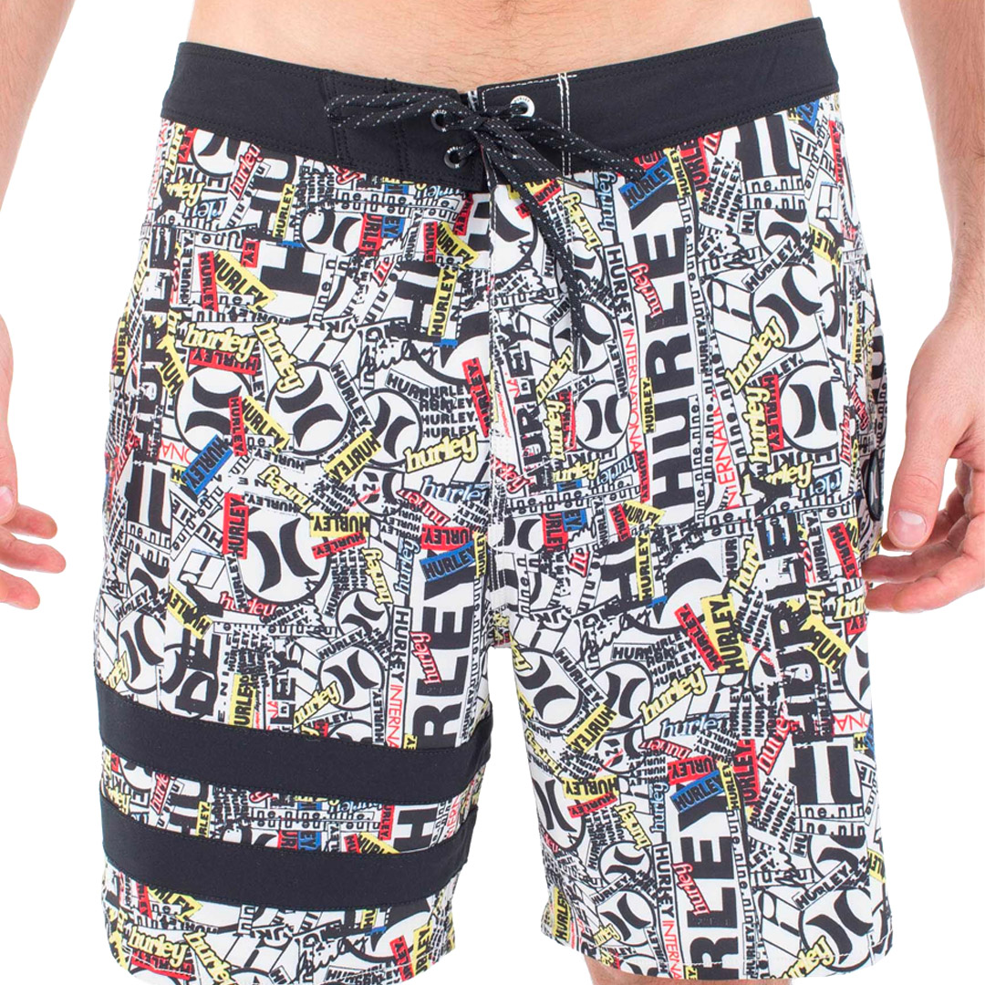 HURLEY PHANTOM-ECO 25TH S1 BLOCK PARTY 18" MBS0011930-H007 Colorful