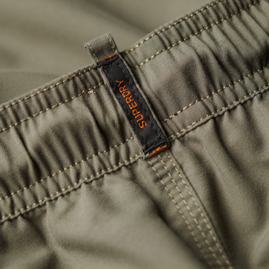 SUPERDRY D2 SDCD PREMIUM EMB 17" SWIM SHORT M3010227A-1KH Κhaki