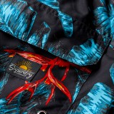 SUPERDRY D3 OVIN HAWAIIAN PRINT 17" SWIM SHORT M3010232A-2BU Blue Image 2