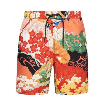 SUPERDRY D2 OVIN VINTAGE HAWAIIAN SWIMSHORT M3010212A-8YY ΠΟΛΥΧΡΩΜΟ