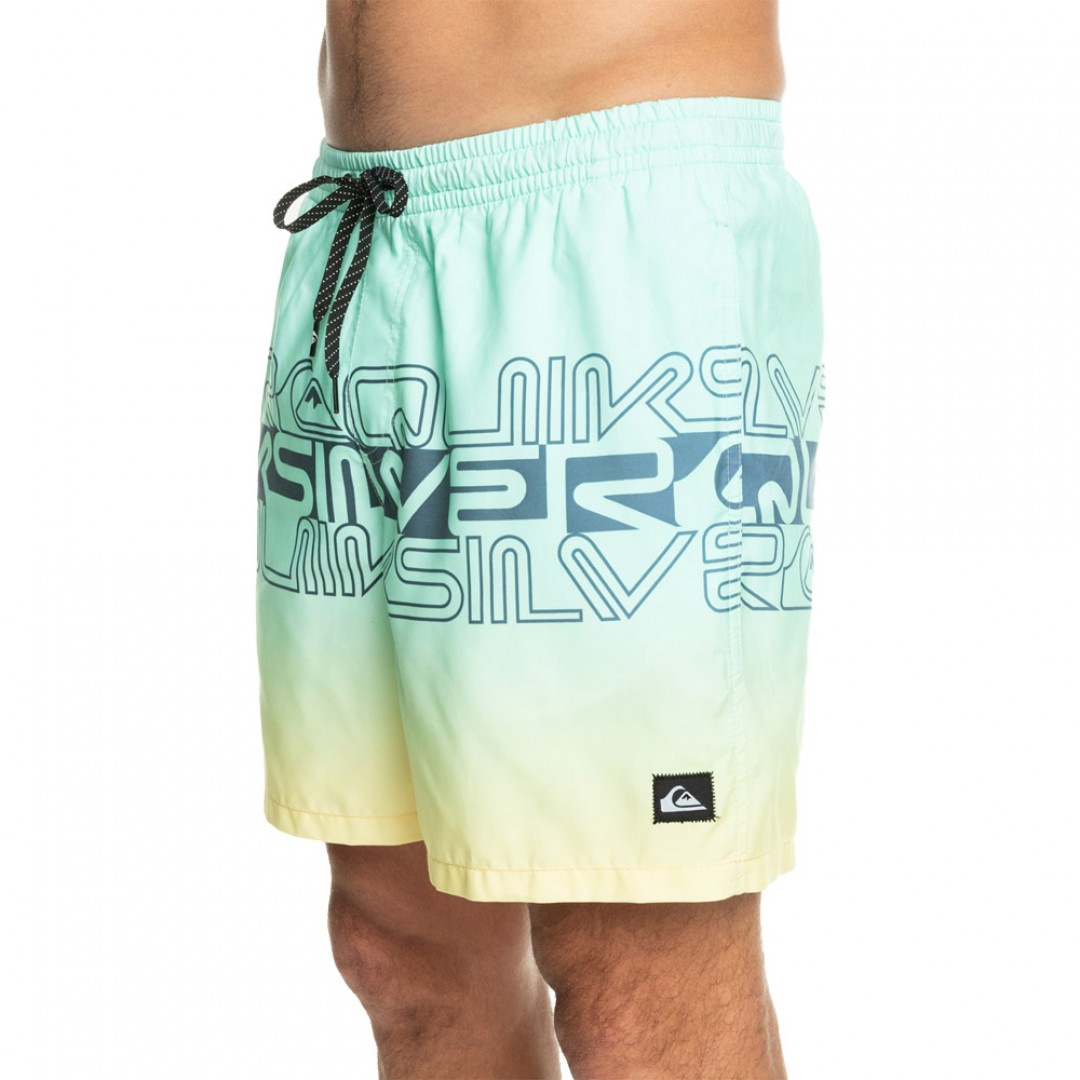 QUIKSILVER EVERYDAY WORDBLOCK VOLLEY 17 EQYJV04005-GCZ6 Colorful