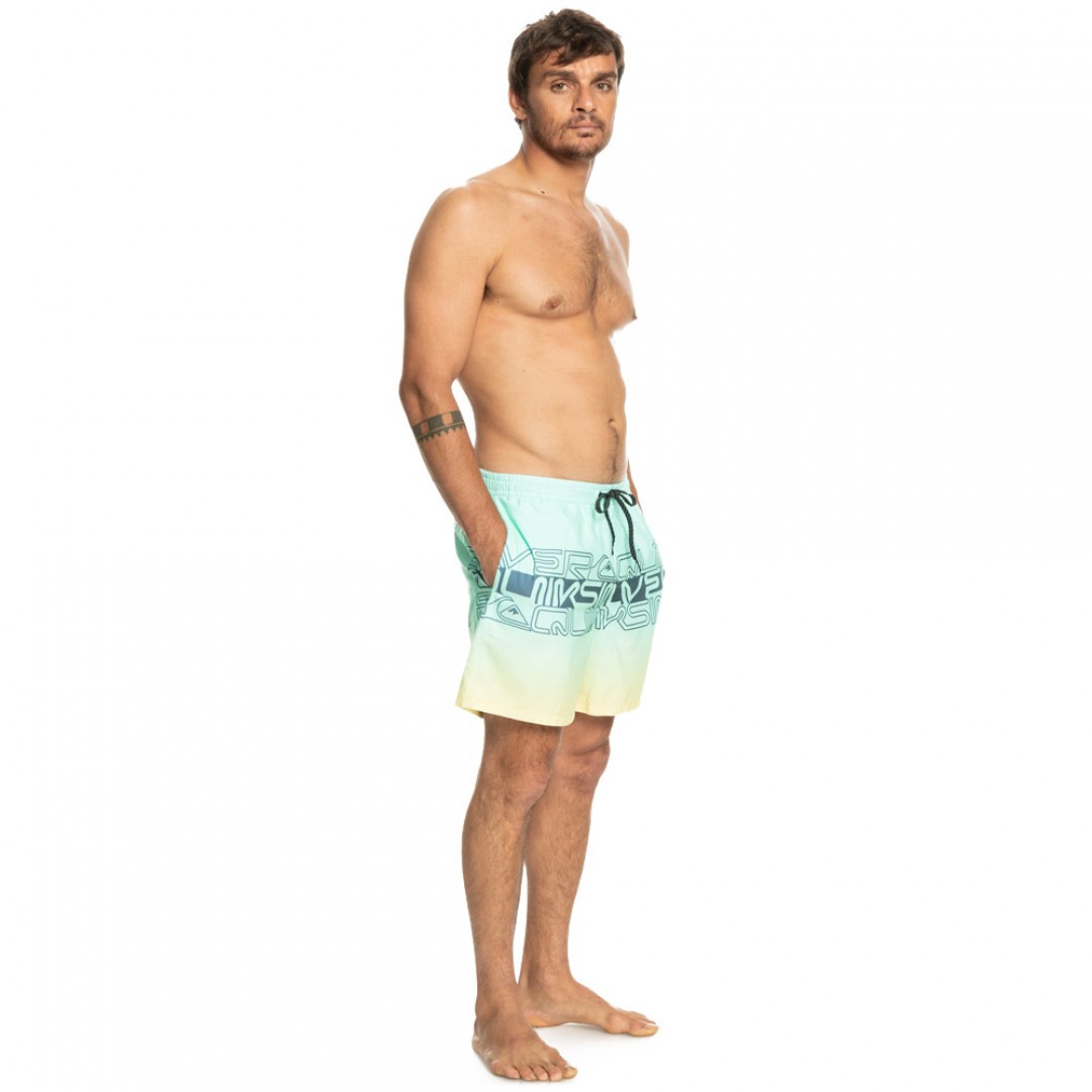 QUIKSILVER EVERYDAY WORDBLOCK VOLLEY 17 EQYJV04005-GCZ6 Colorful