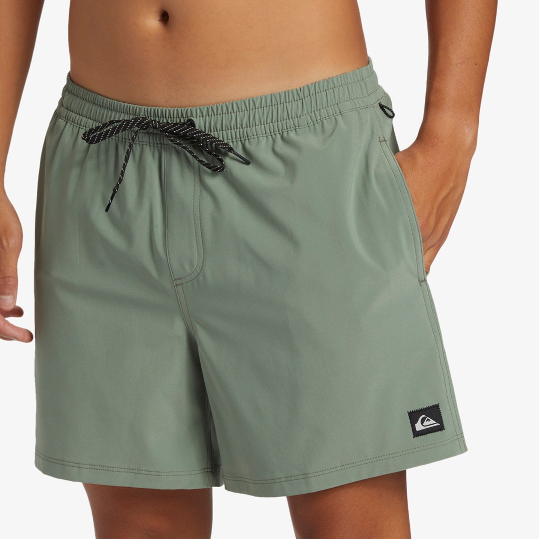 QUIKSILVER SURFSILK SOLID VOLLEY 16 AQYJV03141-GLW0 Πετρόλ