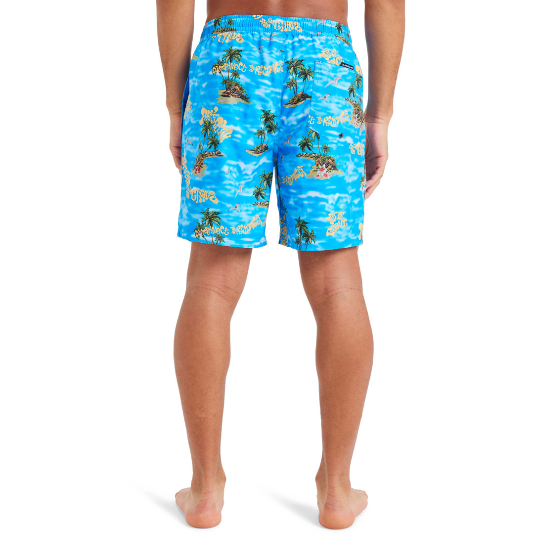 QUIKSILVER EVERYDAY STRAIGHT VOLLEY 17 EQYJV04100-BLQ6 Μπλε