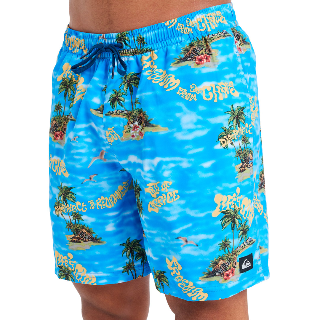 QUIKSILVER EVERYDAY STRAIGHT VOLLEY 17 EQYJV04100-BLQ6 Μπλε