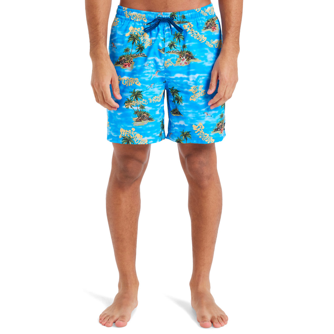 QUIKSILVER EVERYDAY STRAIGHT VOLLEY 17 EQYJV04100-BLQ6 Μπλε