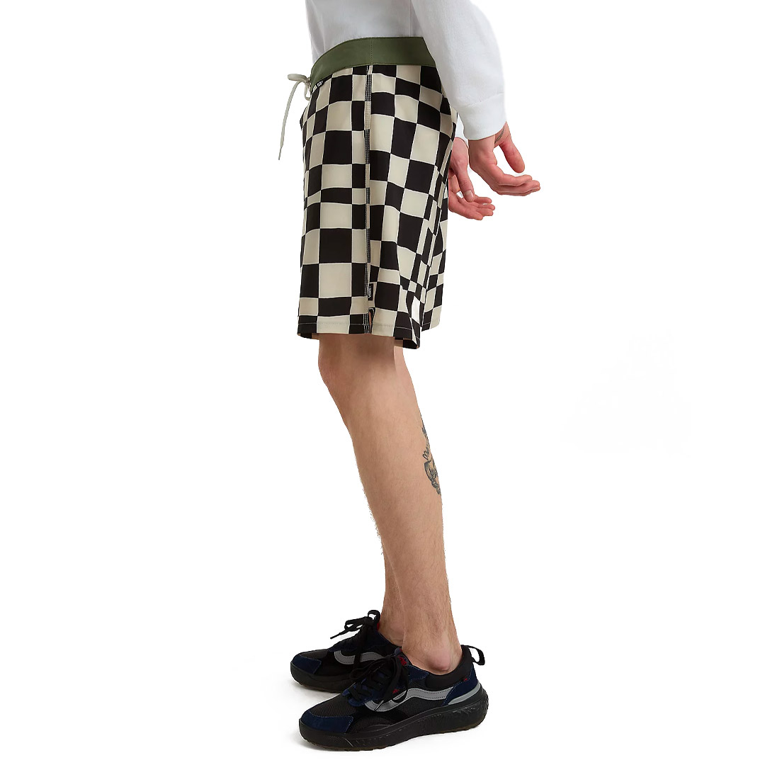 VANS THE DAILY CHECK BOARDSHORT VN0007XSZO2-ZO2 White-Black