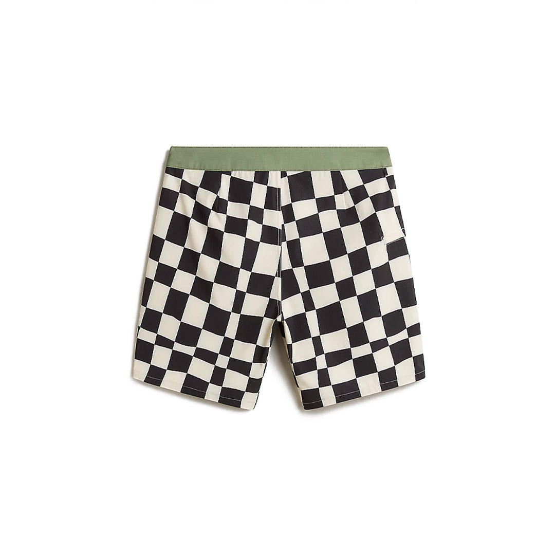 VANS THE DAILY CHECK BOARDSHORT VN0007XSZO2-ZO2 White-Black