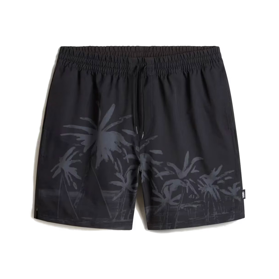 VANS PRIMARY PRINT LOOSE ELASTIC BOARDSHORT VN000M3FBLK-BLK Black