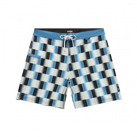 VANS THE DAILY CHECK BOARDSHORT VN0007XSP8X-P8X Blue