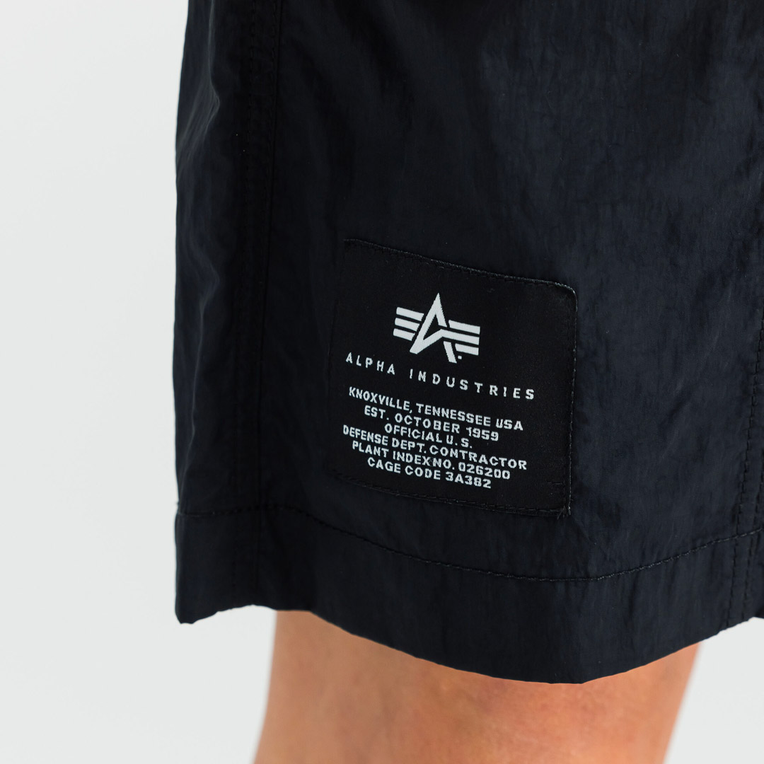 ALPHA INDUSTRIES NYLON CARGO SHORT 156263-03 Black