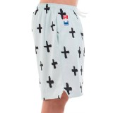 BEE UNUSUAL "TRUST NO LOVE 96" BASKETBALL SHORTS AB-232303-WHITE Λευκό Εικόνα 0