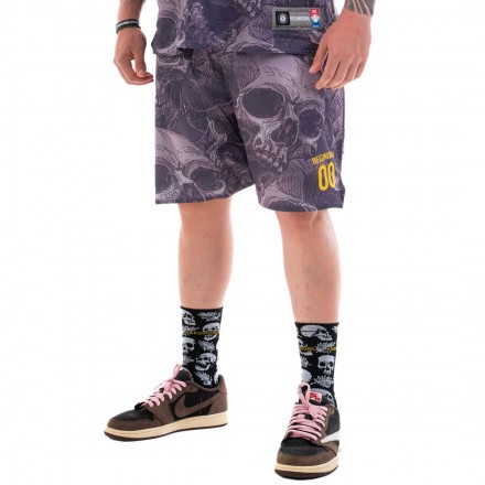 BEE UNUSUAL "WHAT YOU ARE" BASKETBALL SHORTS AB-232301-BLACK Μαύρο