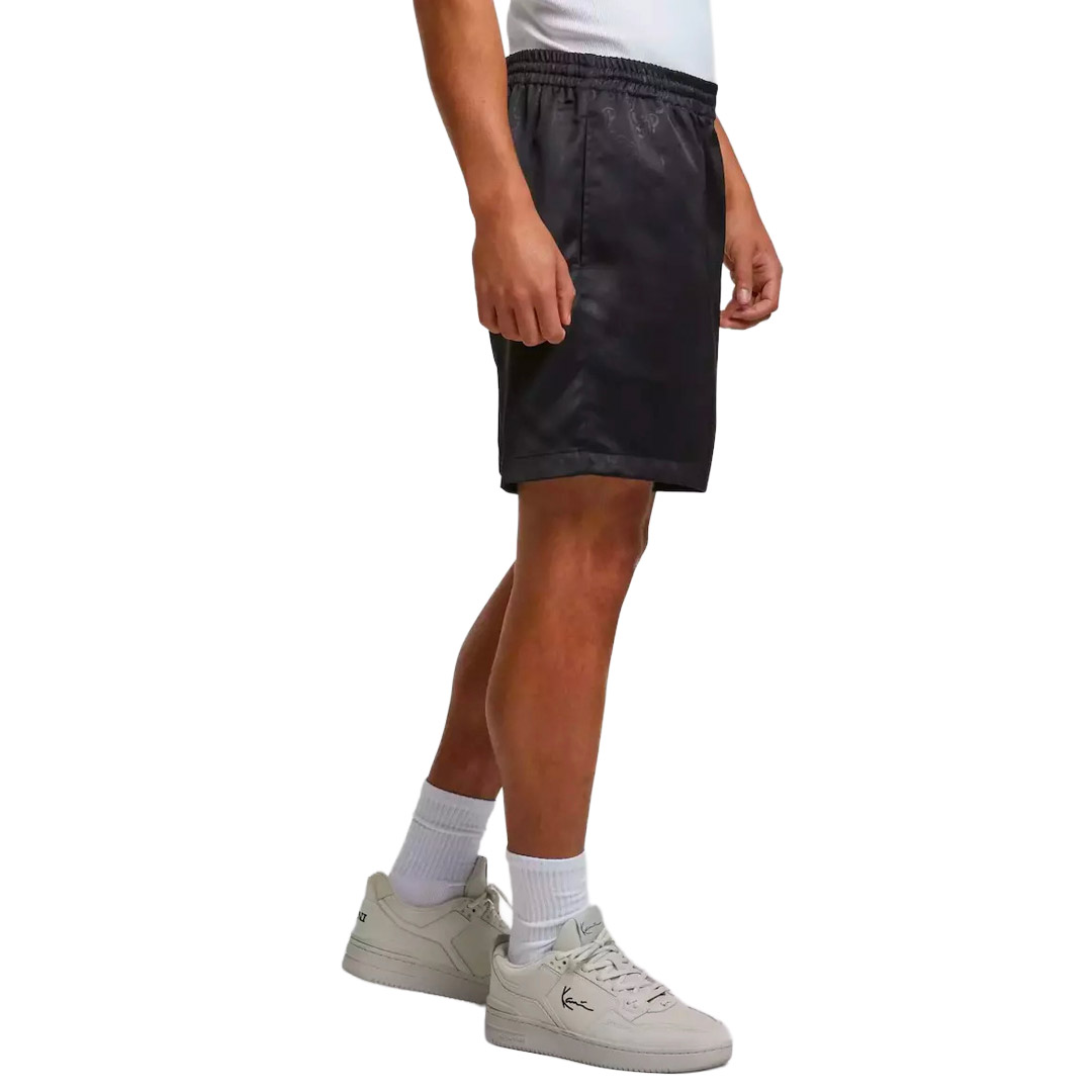 KARL KANI SIGNATURE AOP RESORT SHORTS KM252-010-1-BLACK Μαύρο