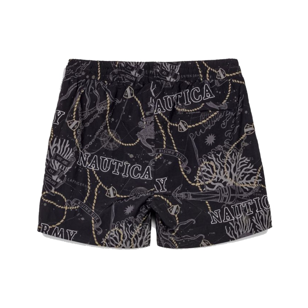 GRIMEY MIGHTY HARMONIST NAUTICA X GRMY NYLON SHORTS GNS187-BLK Μαύρο