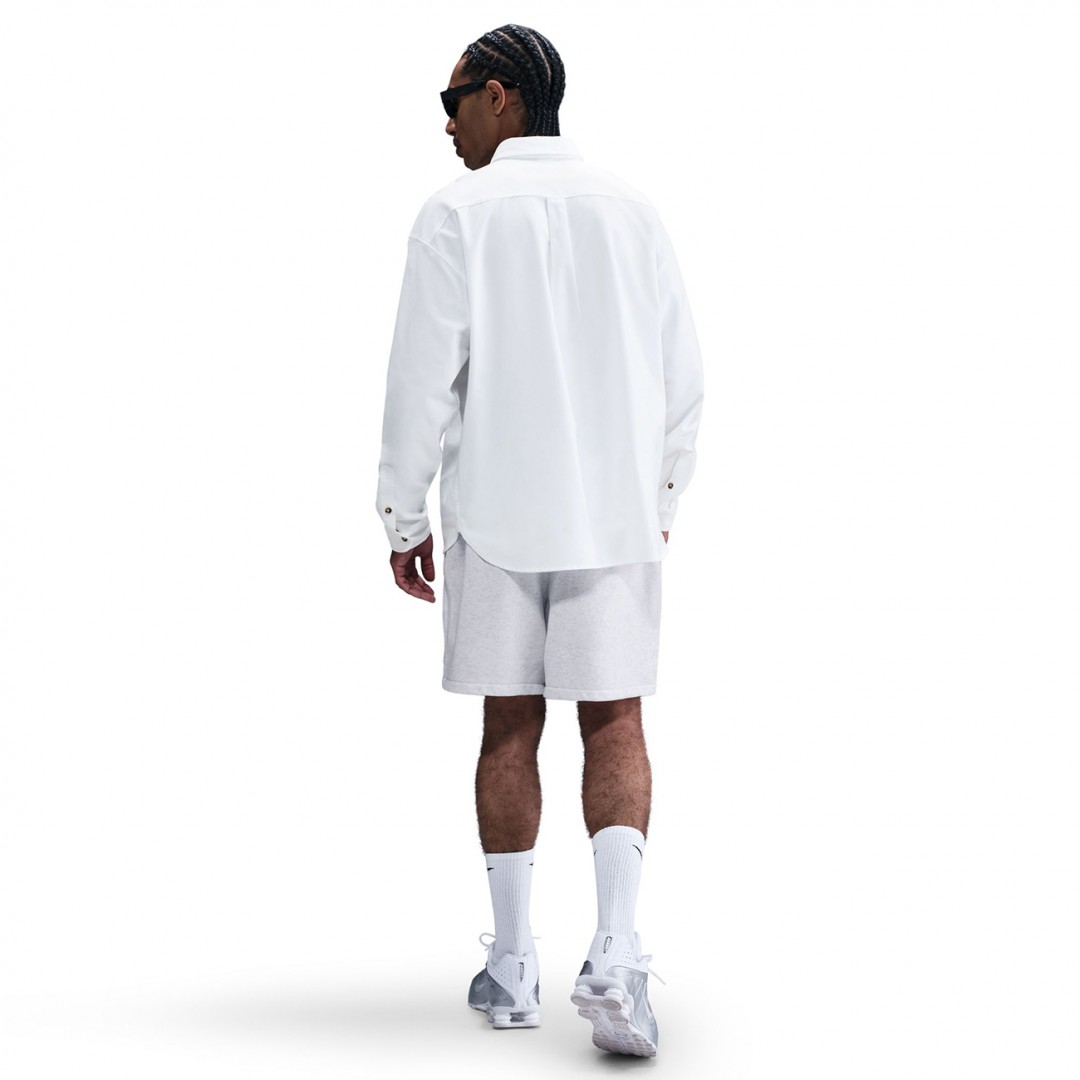 NIKE M NK CLUB FLOW FT SHORT FN3520-051 Γκρί