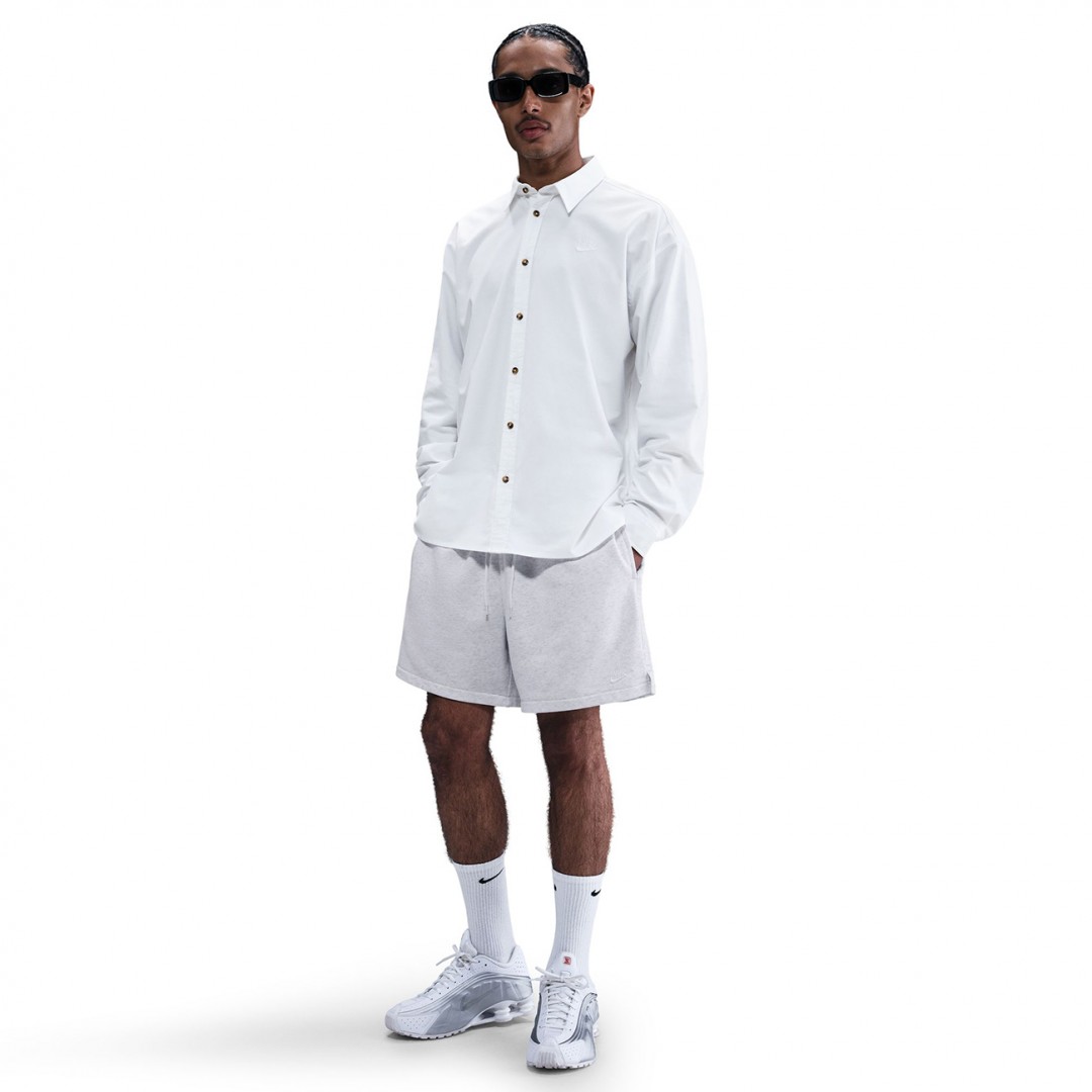 NIKE M NK CLUB FLOW FT SHORT FN3520-051 Γκρί