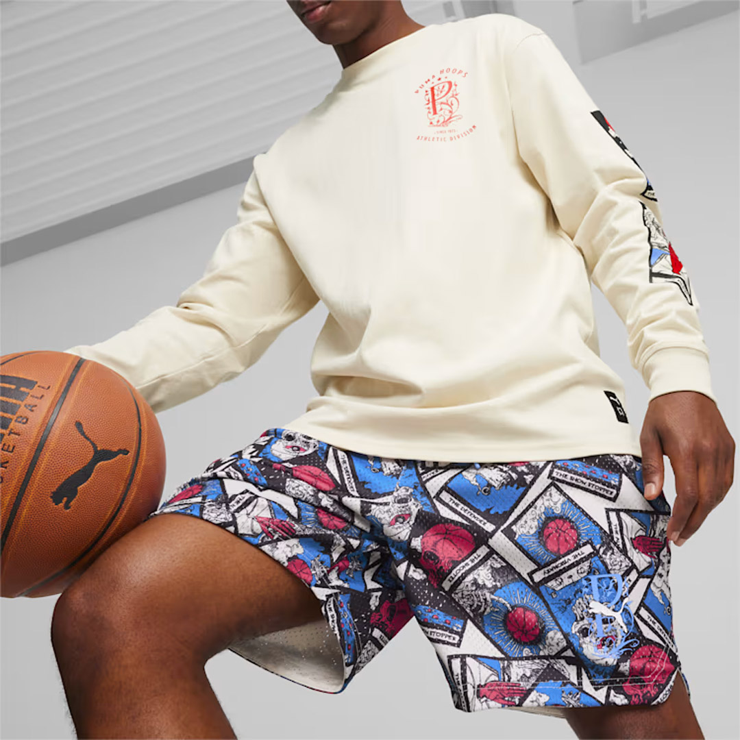 PUMA IN YOUR CARDS SHORT 624778-01 Πολύχρωμο