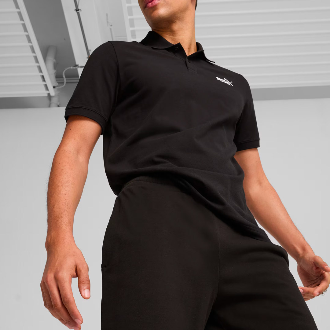 PUMA ESS NO. 1 LOGO JERSEY SHORTS 10 682600-01 Μαύρο