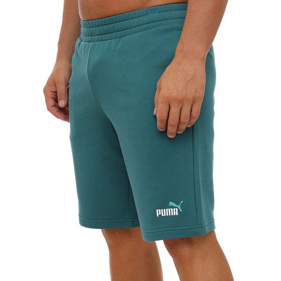 PUMA ESS 2 COLOR NO. 1 LOGO SHORTS 10 TR 684715-41 Petrol