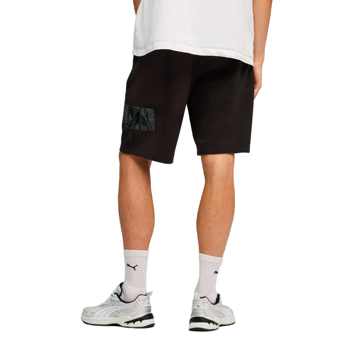PUMA ESS LOGO LAB  STORY 2 SHORTS 10 TR 692030-01 Μαύρο