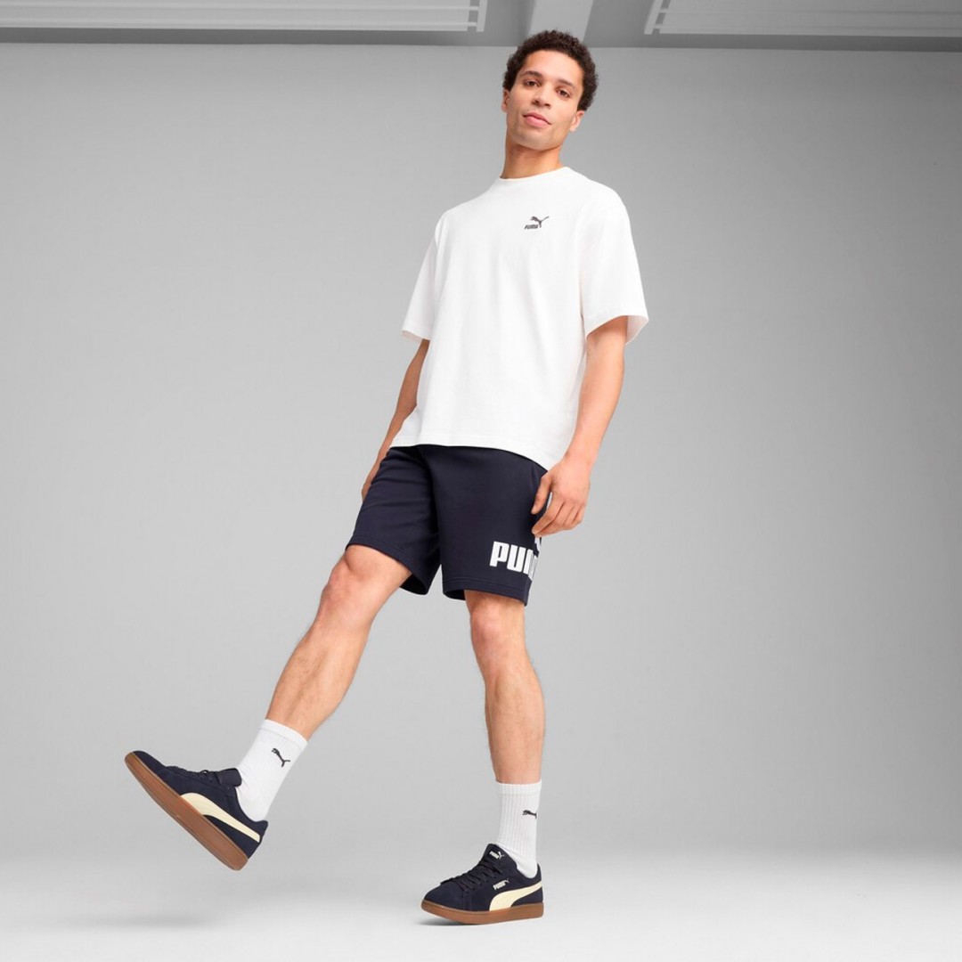 PUMA ESS BIG NO. 1 LOGO SHORTS 10 682596-16 Μπλε