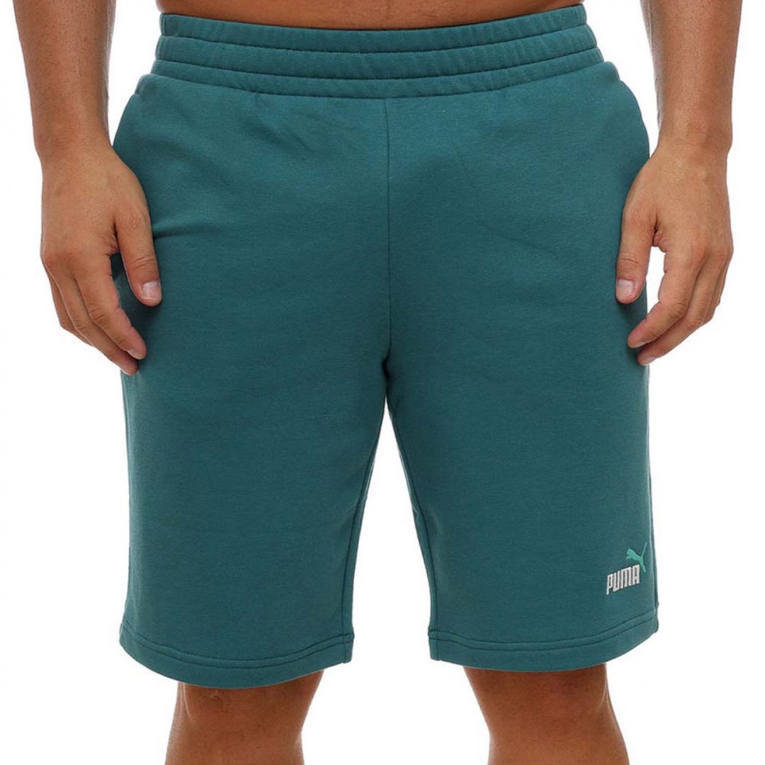 PUMA ESS 2 COLOR NO. 1 LOGO SHORTS 10 TR 684715-41 Petrol
