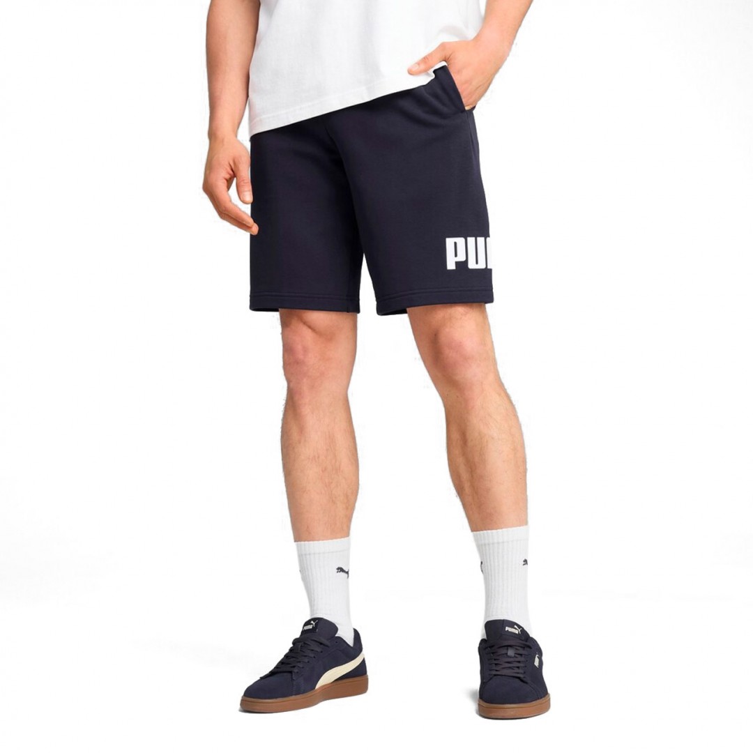 PUMA ESS BIG NO. 1 LOGO SHORTS 10 682596-16 Μπλε