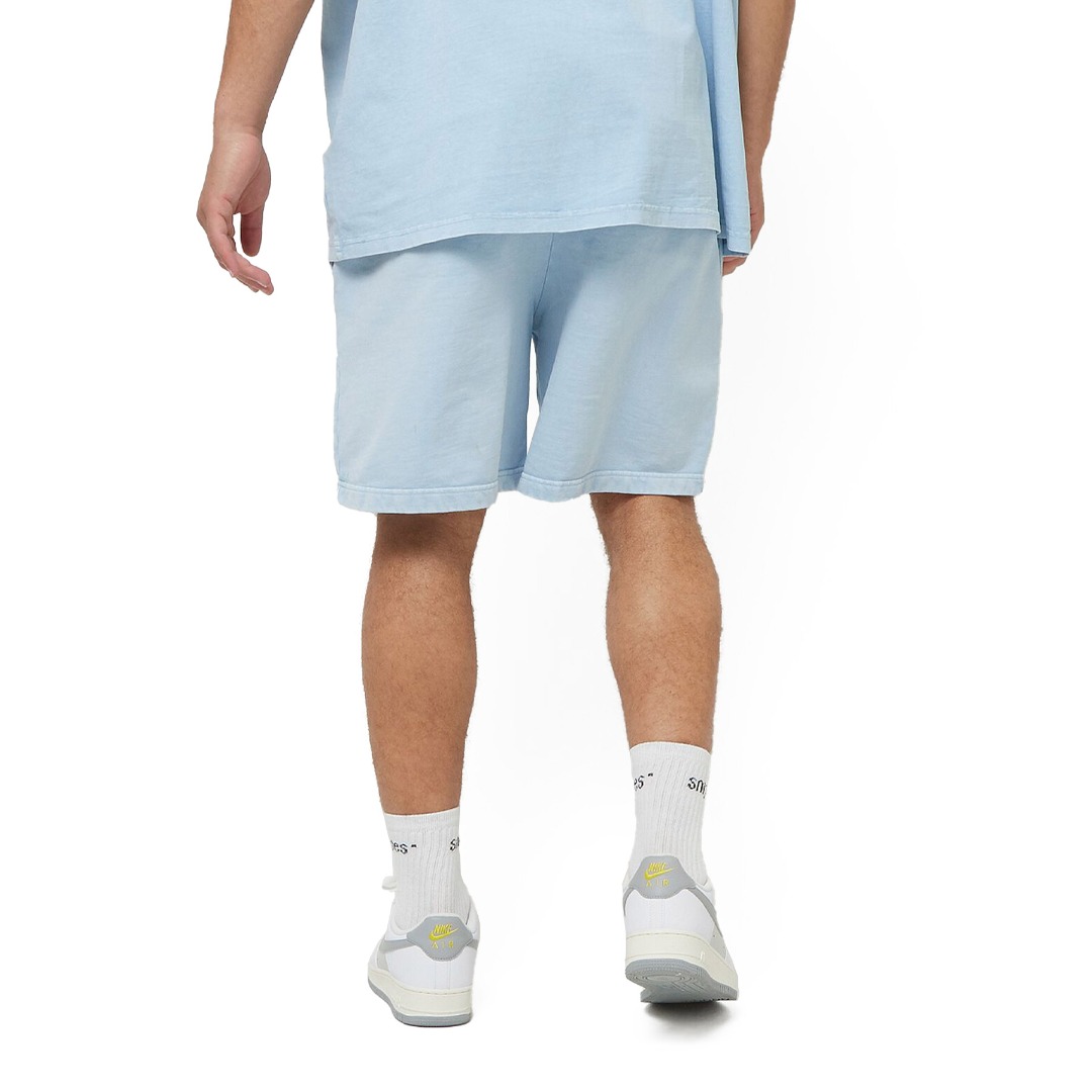 KARL KANI AUTOGRAPH WASHED SWEATSHORTS KM242-049-5-LIGHT BLUE Σιελ