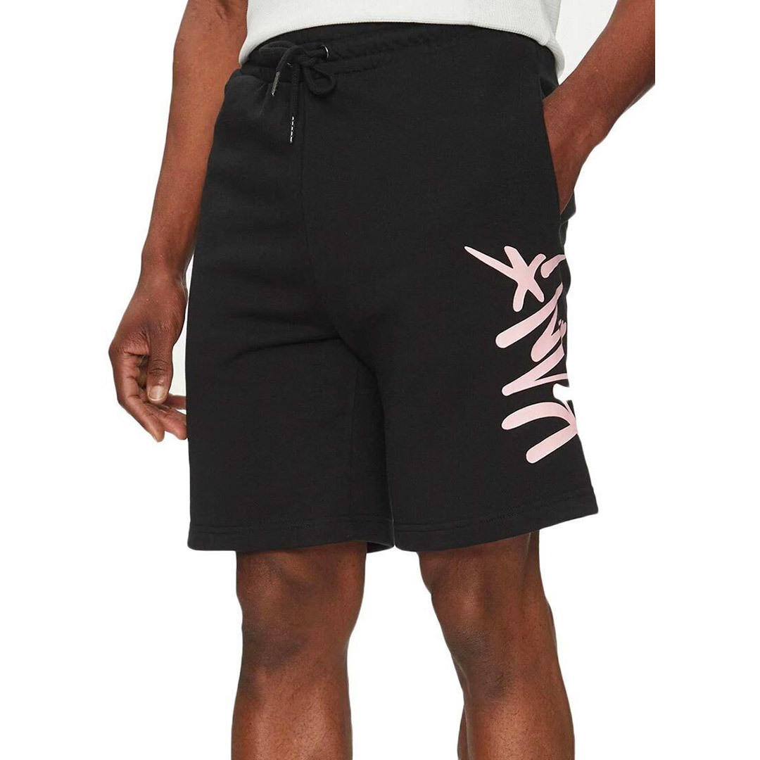 KARL KANI TAG SWEATSHORTS KM251-008-2-BLACK Black
