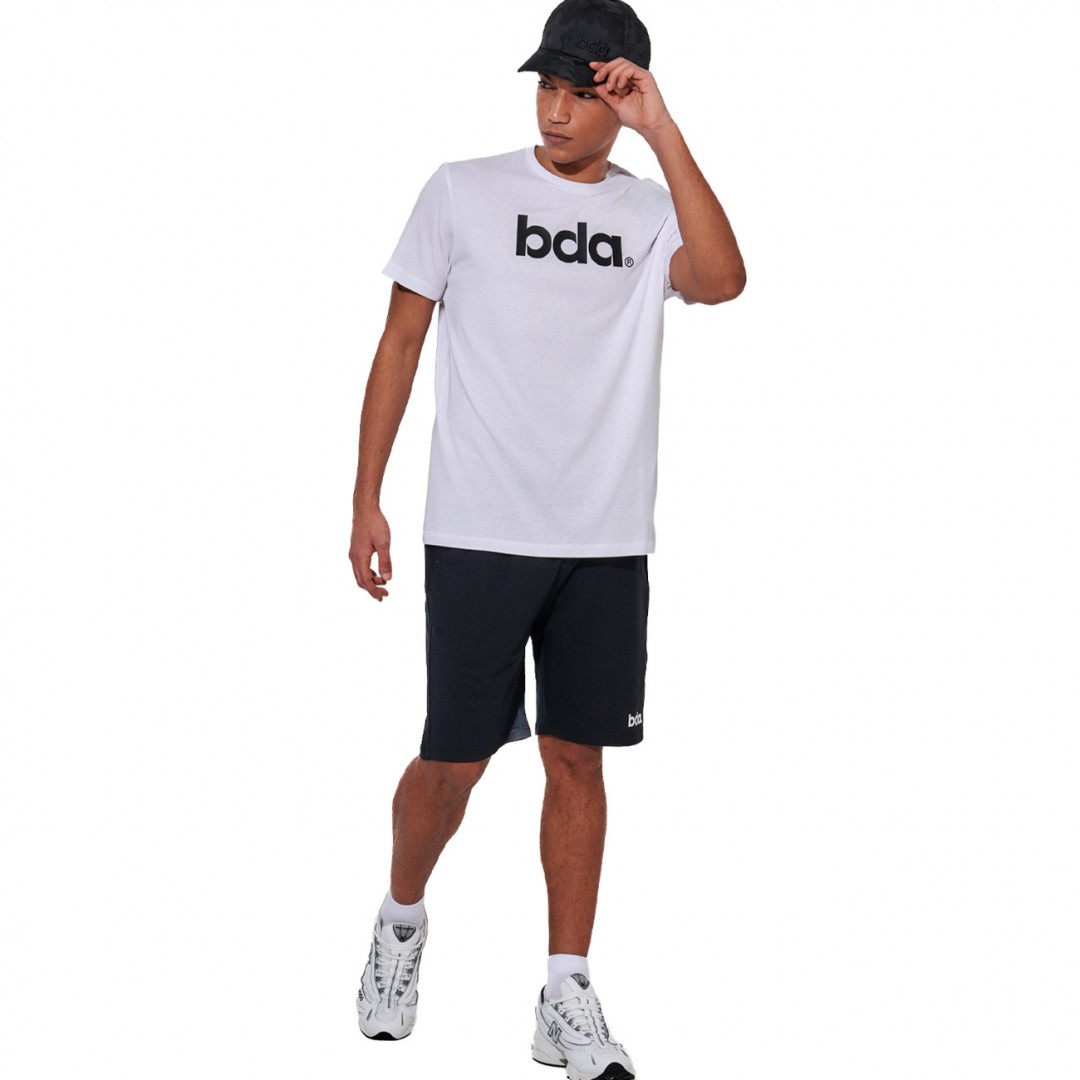 BODY ACTION MEN'S ESSENTIALS JERSEY SHORTS 033617-01-01 Μαύρο
