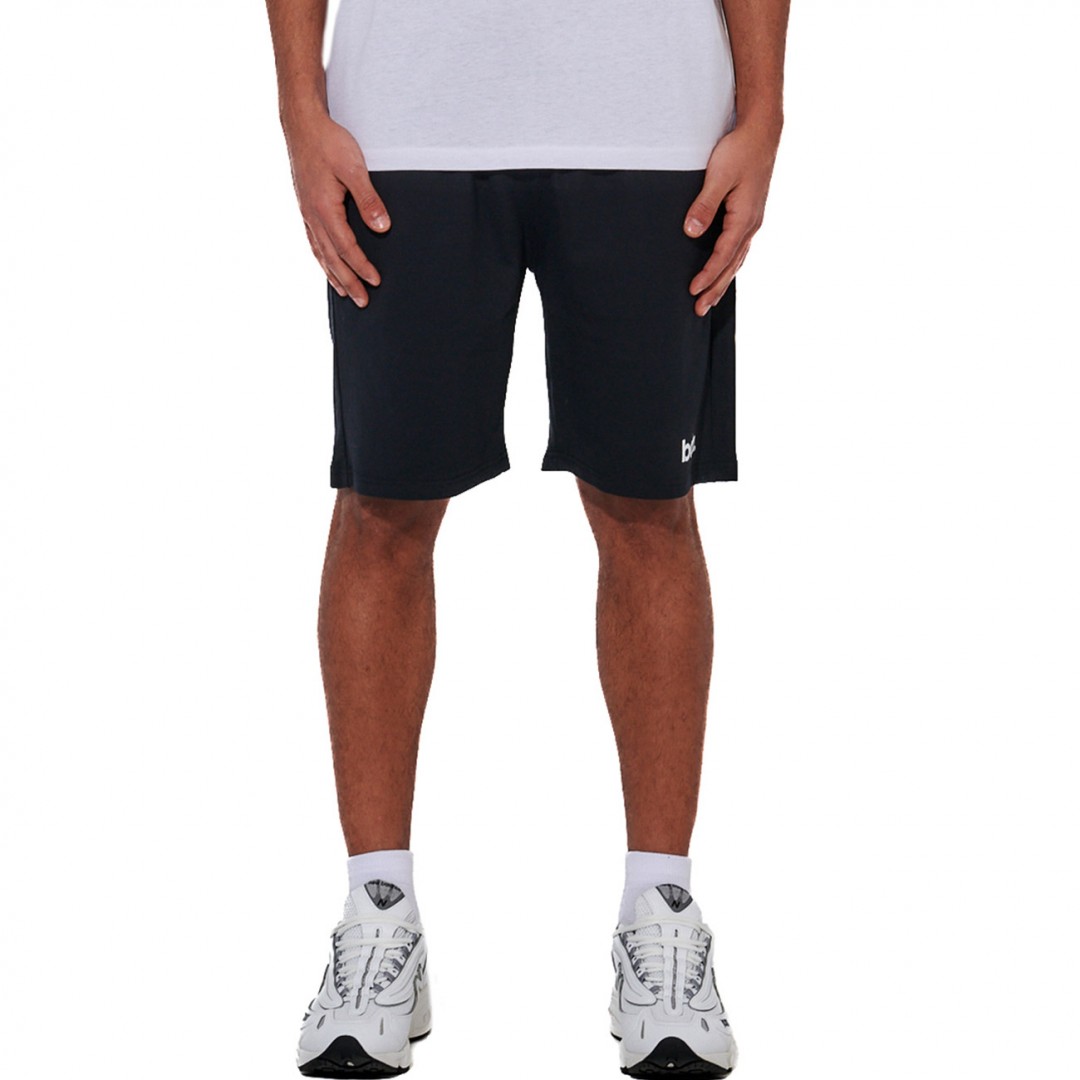 BODY ACTION MEN'S ESSENTIALS JERSEY SHORTS 033617-01-01 Μαύρο