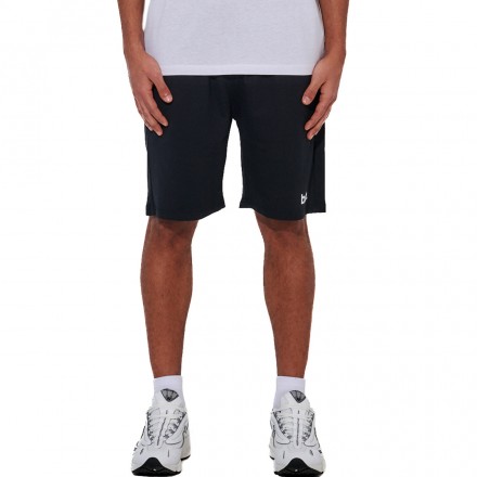 BODY ACTION MEN'S ESSENTIALS JERSEY SHORTS 033617-01-01 Μαύρο