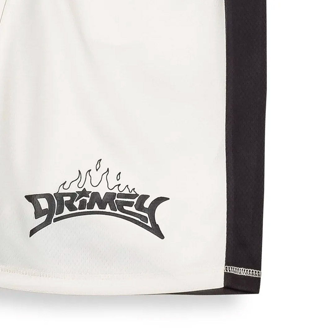 GRIMEY INFAMOUS DEEPER BAGGY SWEAT SHORTS GBSS190-OWHT Εκρού