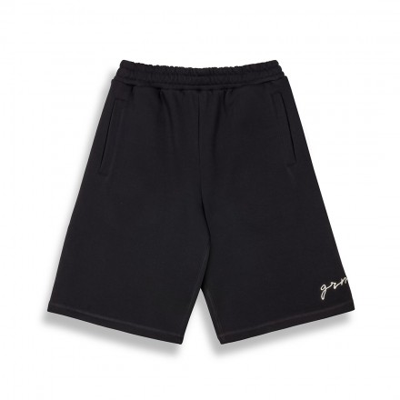 GRIMEY SAVAGE DOMAIN FRENCH TERRY BAGGY SWEATSHORTS GBSS189-BLK Black