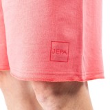 JEPA FRENCH TERRY LOGGO SHORTS 4/4 27-12204 Κοραλί Εικόνα 1