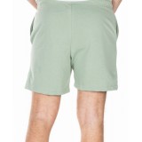 GSA SHORTS 3/4 (F. TERRY) 1711009004-LIGHT GREEN Λαχανί Εικόνα 2