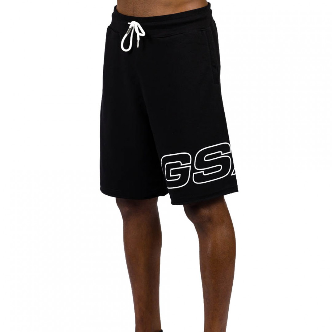 GSA 1711209008 MEN  ORGANIC 4/4 SHORTS-01 JET BLACK Black