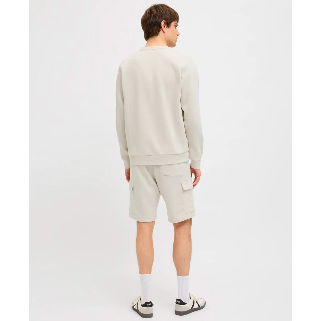JJ REBEL GORM REG QUEST CARGO SWEAT SHORTS 12271173-MOONBEAM Εκρού