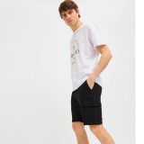 JJ REBEL GORM REG QUEST CARGO SWEAT SHORTS 12271173-4676504 Μαύρο Εικόνα 0