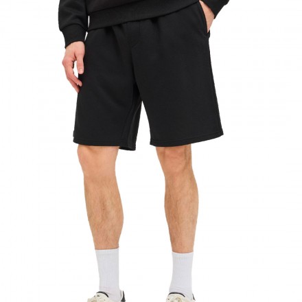 JJ REBEL CARLOS LOOSE ROCKY SWEAT SHORTS 12271121-BLACK Μαύρο