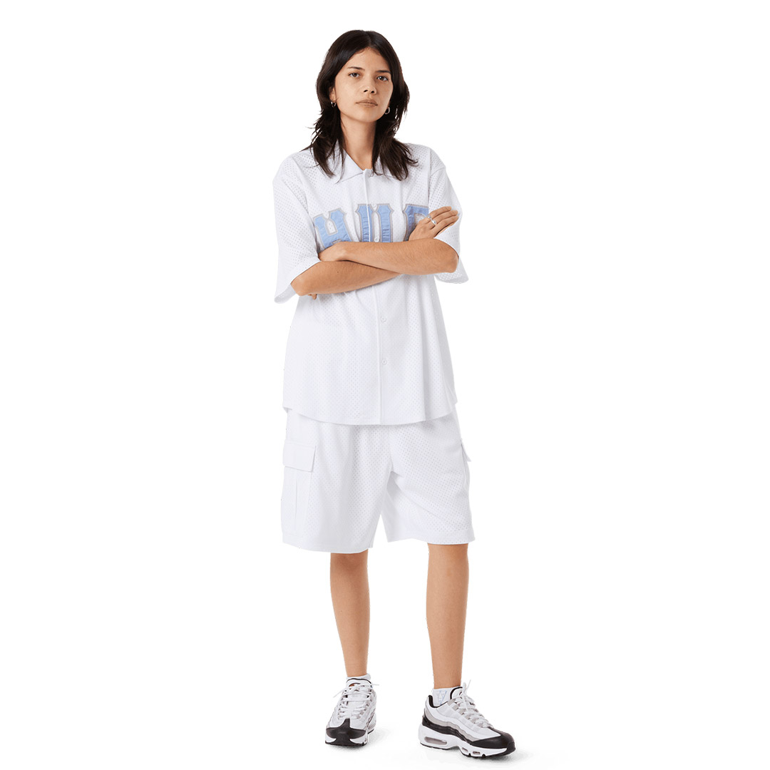 HUF ARCH MESH CARGO SHORT PT00345-WHITE Λευκό