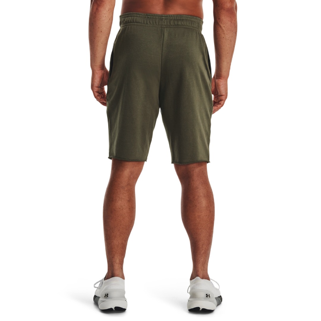 UNDER ARMOUR RIVAL TERRY SHORT 1361631-390 Κhaki