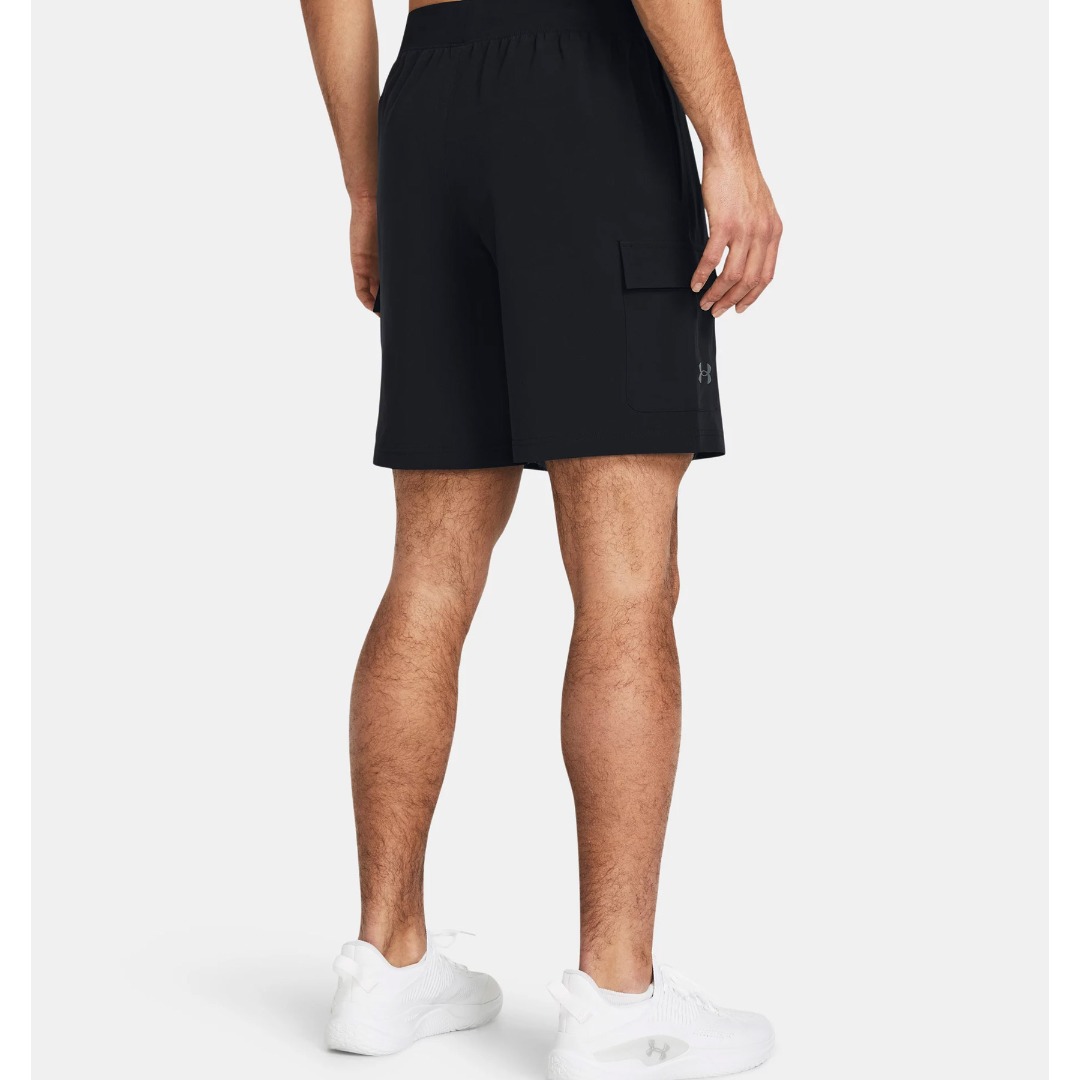 UNDER ARMOUR STRETCH WOVEN CARGO SHORT 1383022-001 Μαύρο