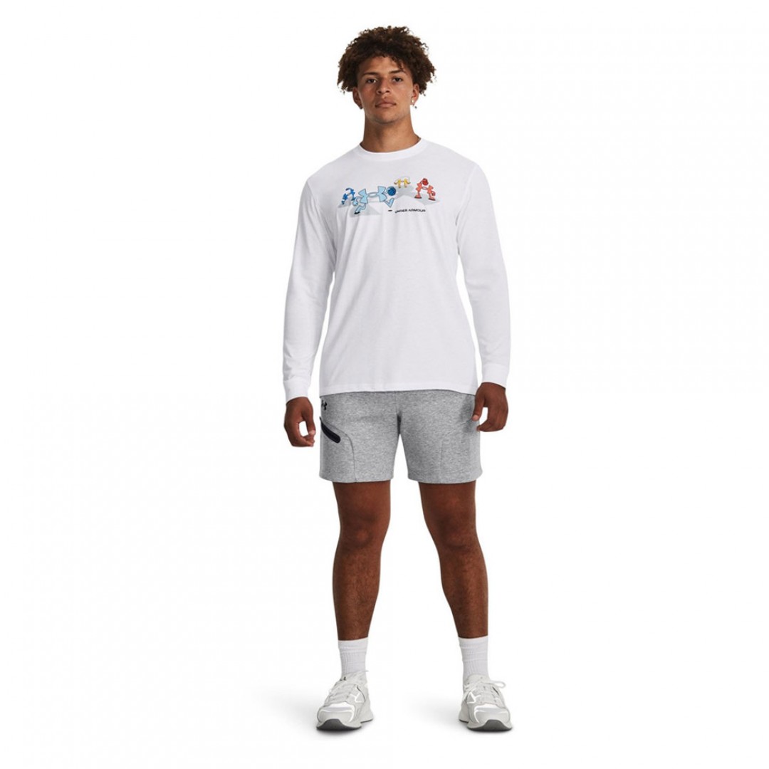 UNDER ARMOUR UNSTOPPABLE FLC SHORTS 1379809-011 Γκρί